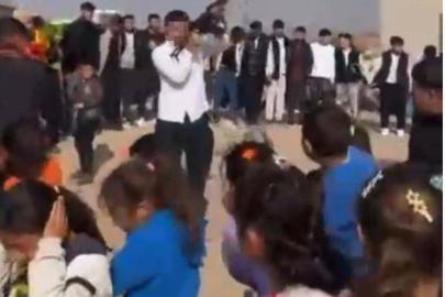 Düğünde uzun namlulu silahla havaya ateş açtı