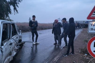 Harran’da kaza: Yol trafiğe kapatıldı