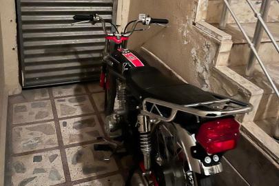 Park halindeki motosiklet çalındı