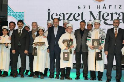Şanlıurfa’da 571 hafız için icazet programı düzenlendi