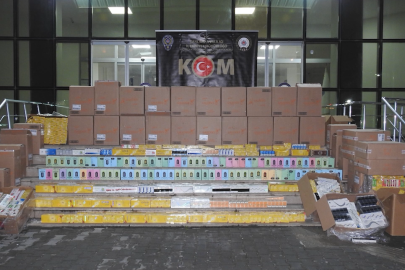 Şanlıurfa’da kaçak sigara operasyonu: 3 gözaltı