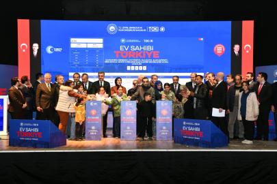 13 bin 790 konut için kuralar çekildi