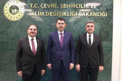 Canpolat ve Günbegi’den Bakan Kurum’a ziyaret