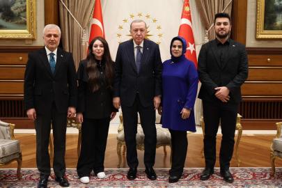 Cumhurbaşkanı Erdoğan, Şanlıurfalı aileyi kabul etti