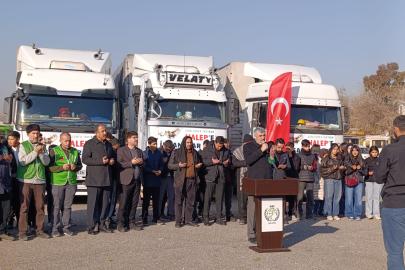 İHH'dan Halep mazlumlarına 3 tırlık insani yardım