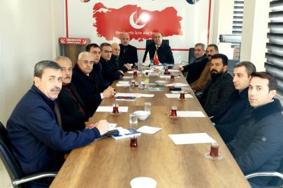 Karaköprü’de Ocak Meclisi öncesi grup toplantısı