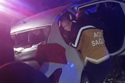 Karayolunda trafik kazası: 3 yaralı