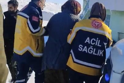 Karın içinde umuda açılan yol
