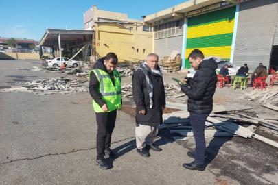 Şanlıurfa'da hasar tespit çalışmaları sürüyor