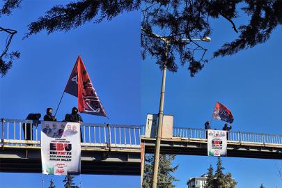 Şanlıurfa'da anlamlı poster