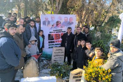 Şehit Hasan Saklanan’ın kabrine anlamlı ziyaret