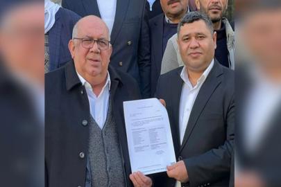 Şoförler Odası Başkanı mazbatasını aldı