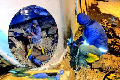 ŞUSKİ'den 'don' mesaisi