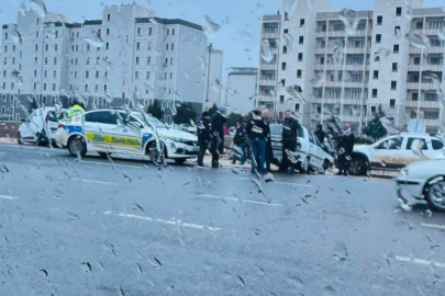 Yağış beraberinde kazaları getirdi