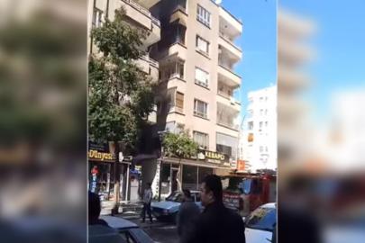 Haliliye’de bir apartmanda yangın