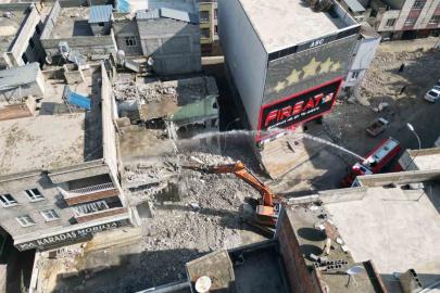 SSK Caddesi'nde yol genişletme çalışmaları