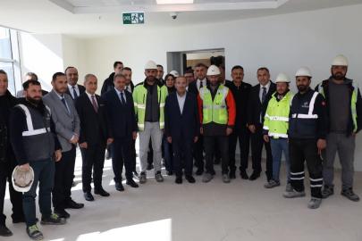 Ağır toplardan Şehir Hastanesinde inceleme