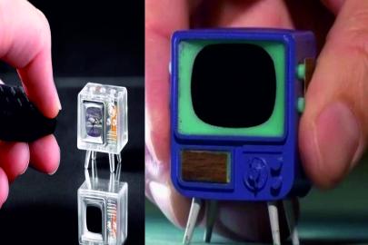 Dünyanın en küçük TV'si üretildi