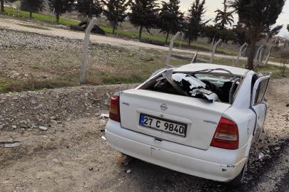 Otomobil şarampole yuvarlandı: 3 yaralı