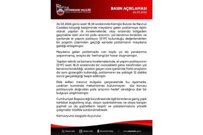 Polis aracının geçişi sırasında EYP patladı