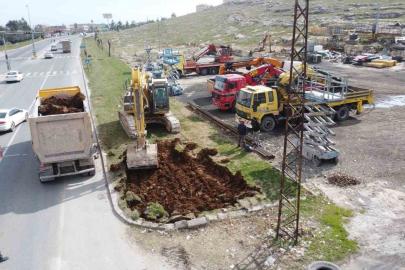 Sanayide iki adet katlı köprülü kavşak inşaatına başlandı