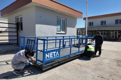 Şanlıurfa Canlı Hayvan borsası’na elektronik baskül