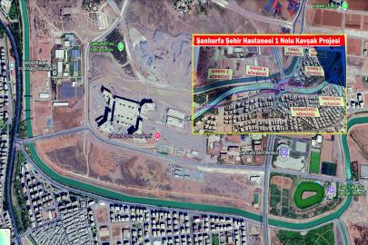 Şehir Hastanesi kavşak projelerinden ilki start aldı