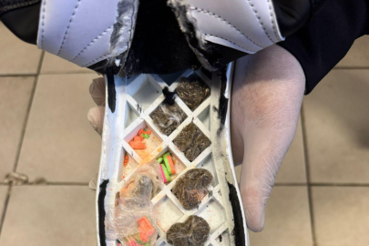 Şanlıurfa'da ayakkabı tabanından uyuşturucu çıktı