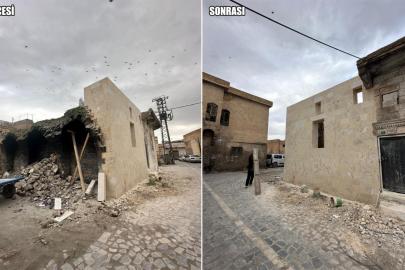 Depremin vurduğu tarihi Urfa sokakları yenileniyor