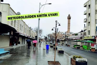 Şanlıurfa'da yağış kuvvetlenecek