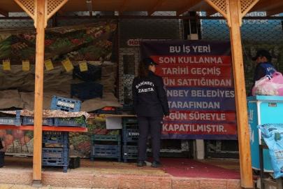 Tarihi geçmiş ürün satılan 2 iş yerine kapatma cezası