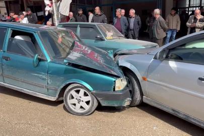 Zincirleme trafik kazasında: 3 kişi yaralandı