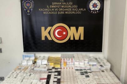 6 milyon liralık kaçak malzeme ele geçirildi