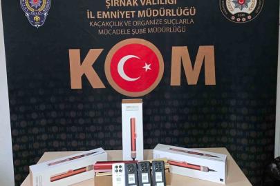 7 milyon 600 bin liralık gümrük kaçağı malzeme ele geçirildi