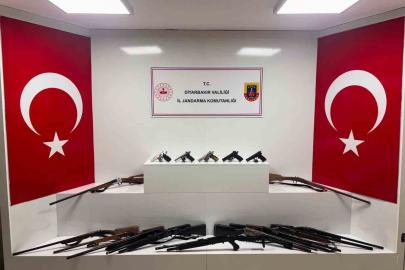 73 adet silah ele geçirildi