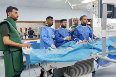 Açılan anjiyo ünitesinde ilk hasta başarıyla tedavi edildi