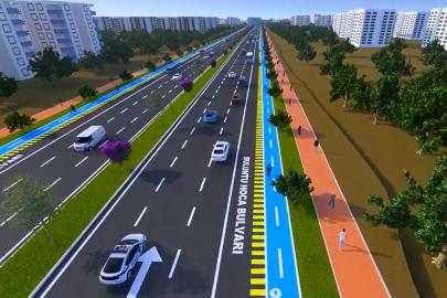 Bisiklet yolunda çalışmalar devam ediyor