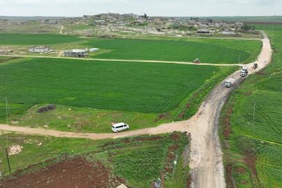 Eyyübiye kırsalında yollar daha güvenli oluyor