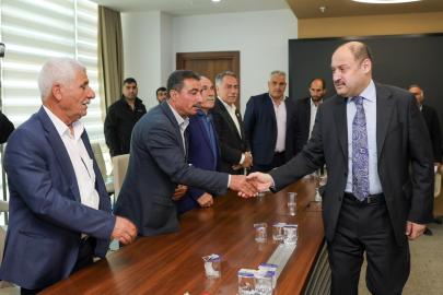 Gülpınar, Suruçlu muhtarların taleplerini dinledi