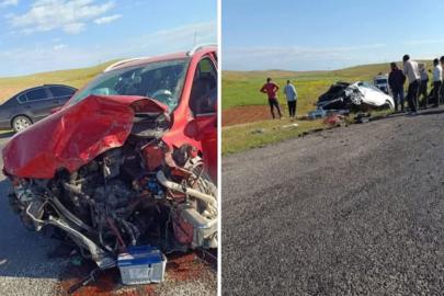 Harran’da araçlar hurdaya döndü: Yaralılar var