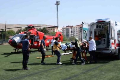 Hava ambulansı 19 yaşındaki hasta için havalandı