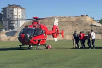 Havale geçiren bebek hava ambulansıyla sevk edildi