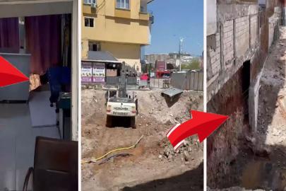 İnşaat kazısı facianın eşiğine getirdi