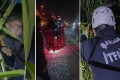 Kayalıklarda mahsur kalan iki kardeş kurtarıldı