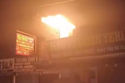 Lokanta alevlere teslim oldu