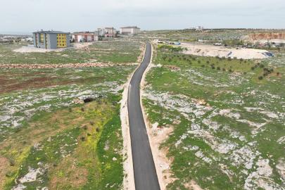 Modern grup yolunda asfalt çalışmaları tamamlandı