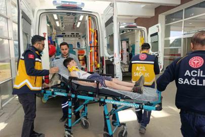 Motosikletin çarptığı bisikletli çocuk yaralandı