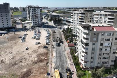 Mustafa direkli caddesi sıcak asfaltla yenileniyor