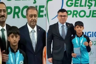 Şampiyon sporcuya altın ödülü