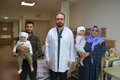 Şanlıurfa iki bebek, 'sesle' tanıştı